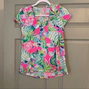 Lilly Pulitzer Etta Top - worn once